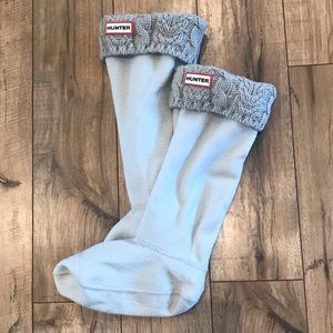 Hunter Original Cable Knitted Cuff Tall Boot Socks